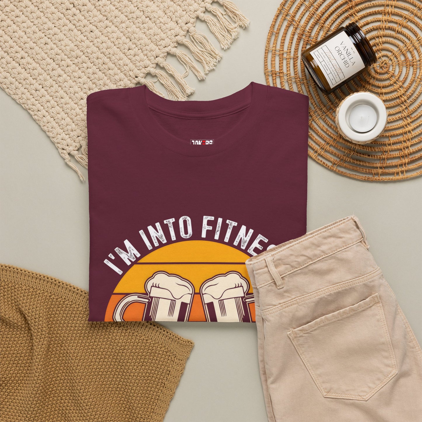 I'm Into Fitness - Funny Beer Slogan Tee
