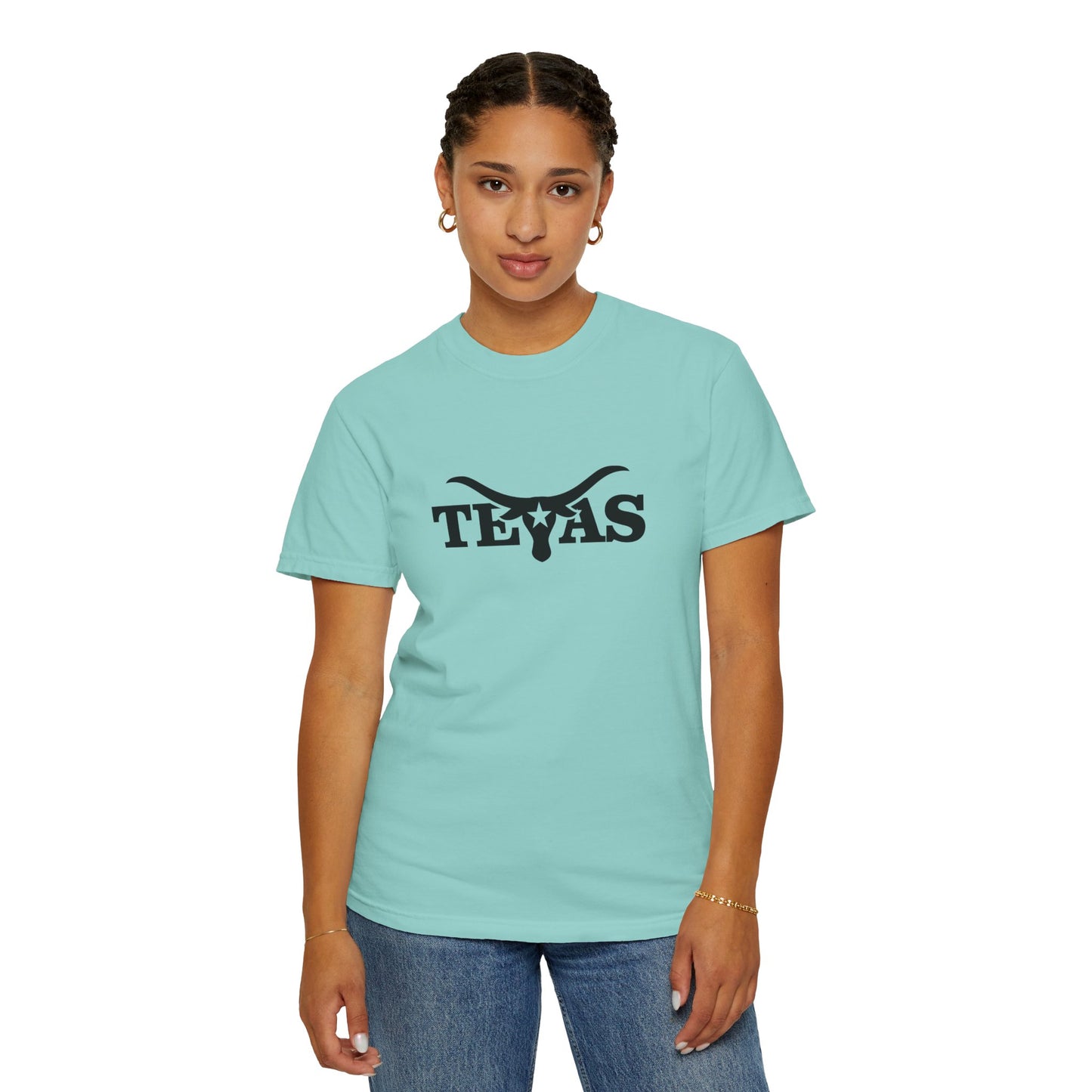 Texas Unisex Garment-Dyed T-Shirt - Cool Western Vibe for Everyday Wear