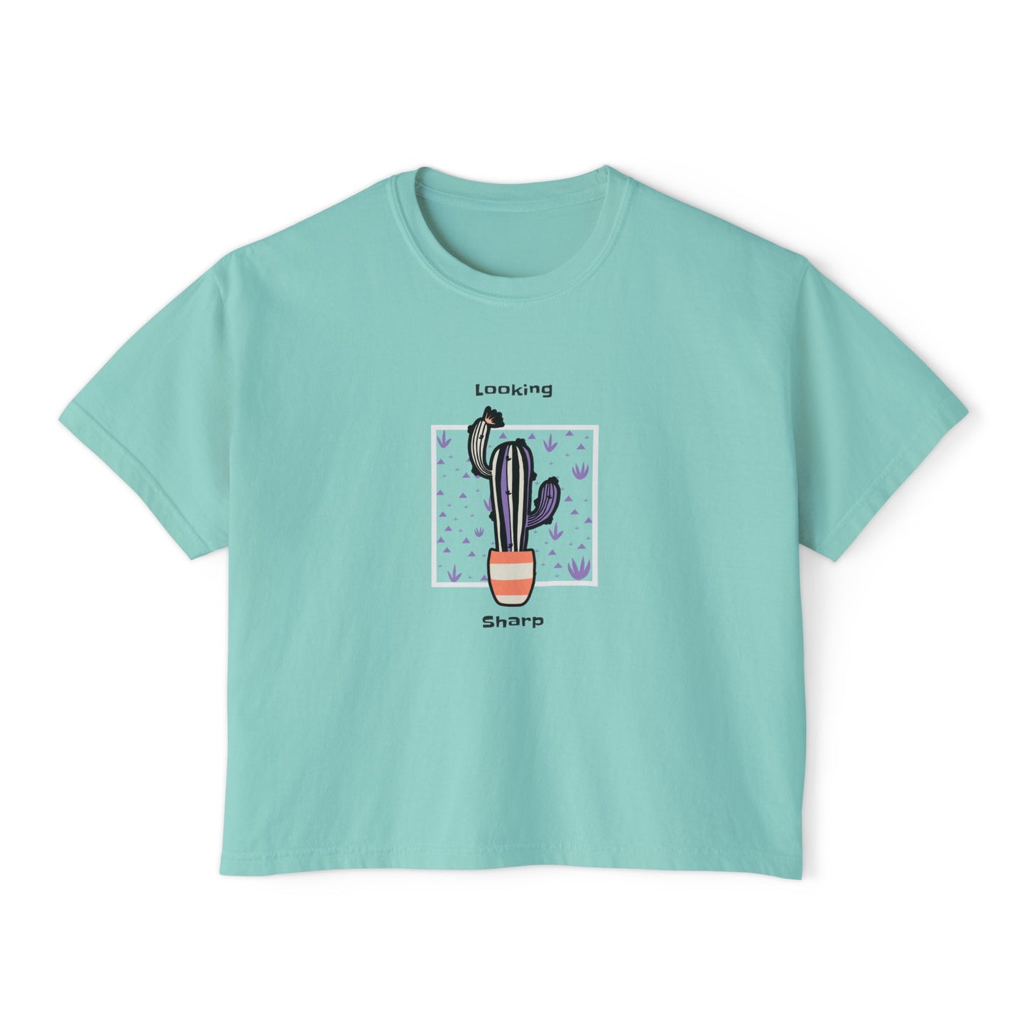 Camiseta cuadrada para mujer Looking Sharp 