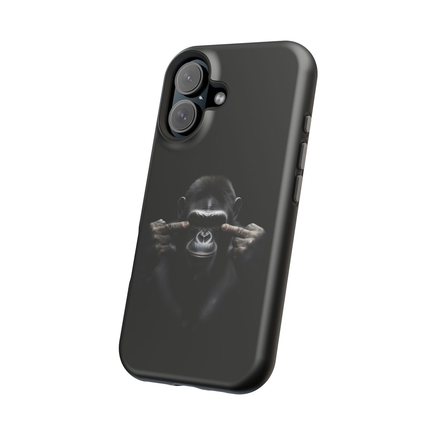 Edgy Gorilla Magnetic iPhone Case, Unique Cell Phone Cover
