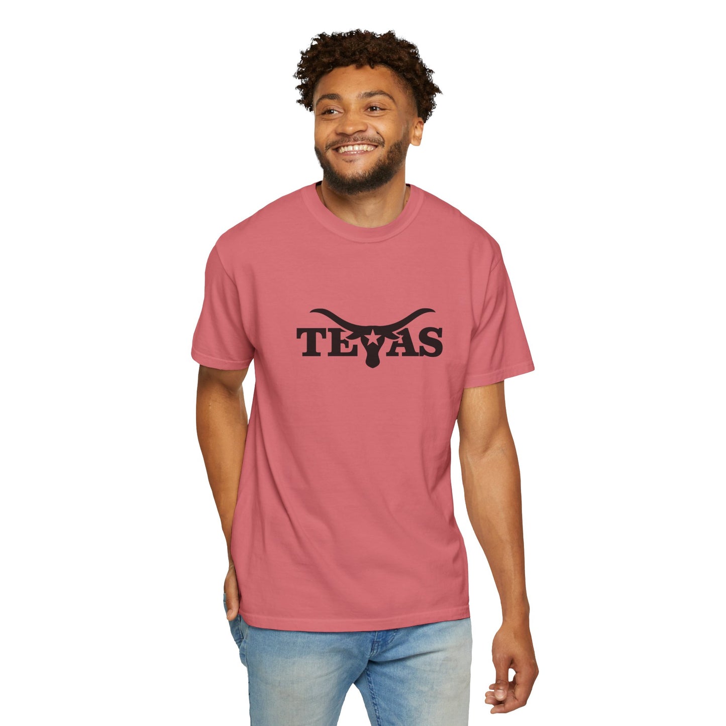 Texas Unisex Garment-Dyed T-Shirt - Cool Western Vibe for Everyday Wear