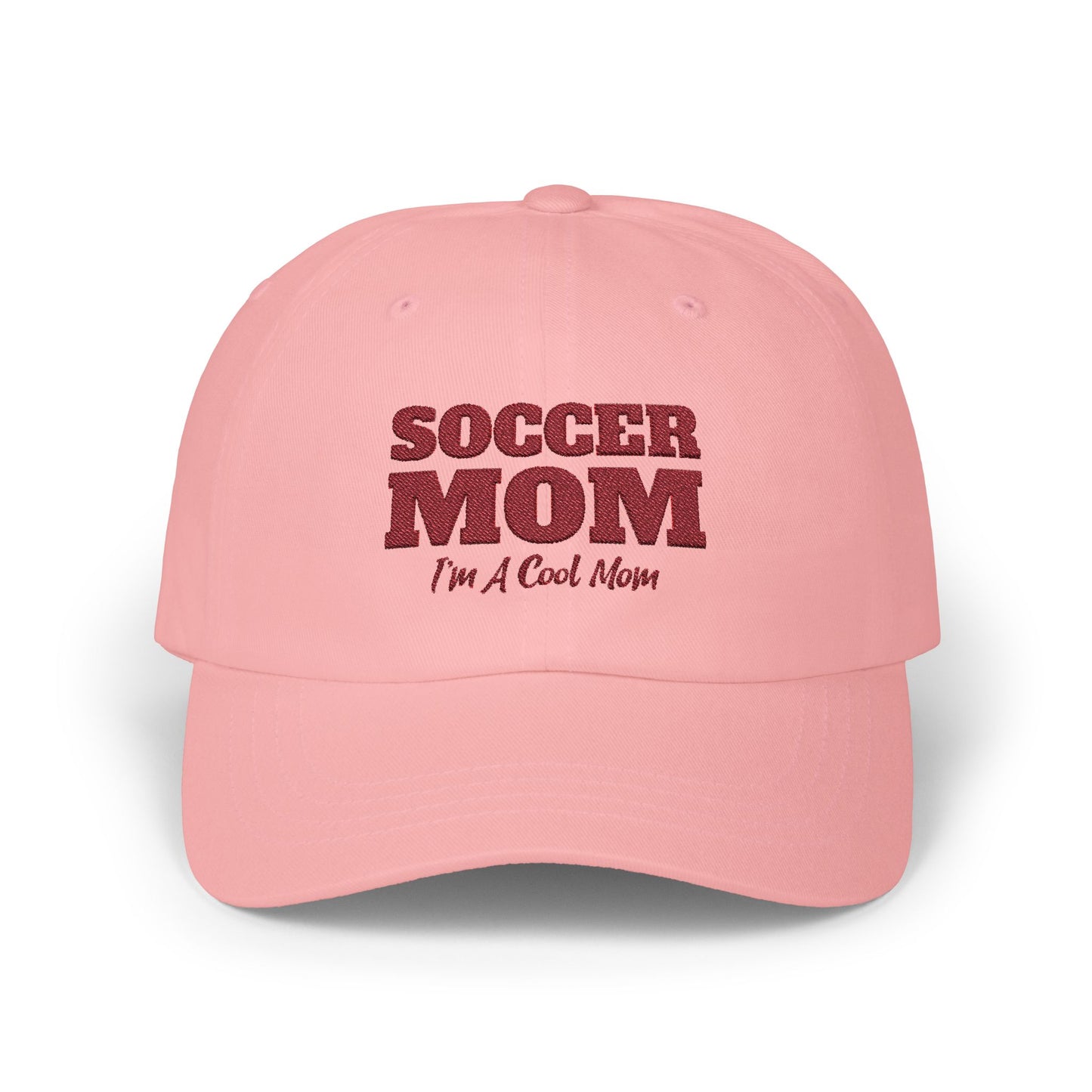 Soccer Mom Classic Dad Cap / embroidered