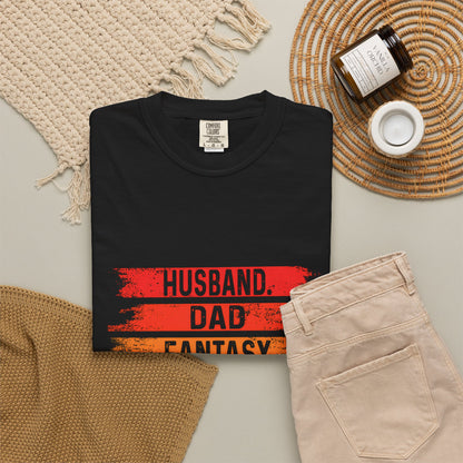 Fantasy Football Legend T-Shirt for Dads - Unisex Garment-Dyed Tee