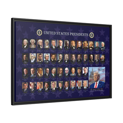 Presidential Portraits Canvas Art Print / Framed