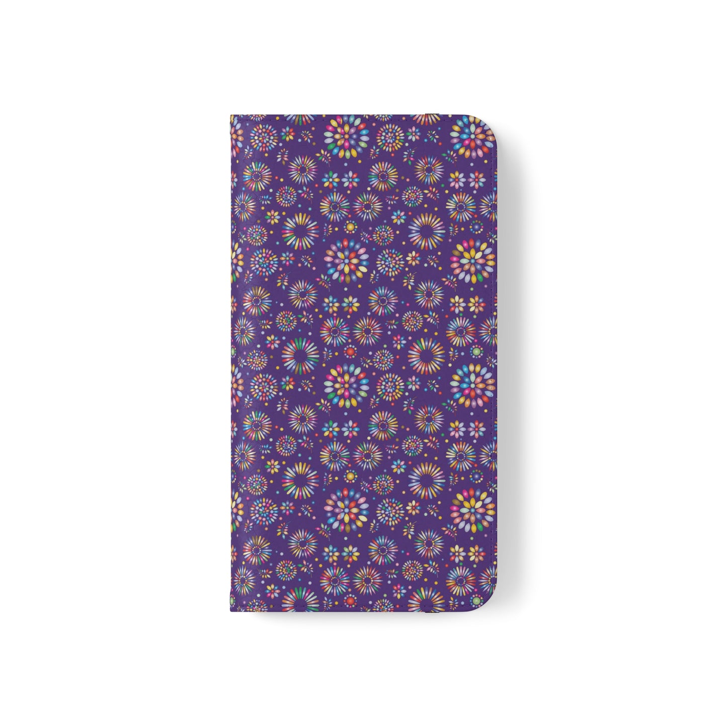 Vibrant Vibes Flip Cases / Purple