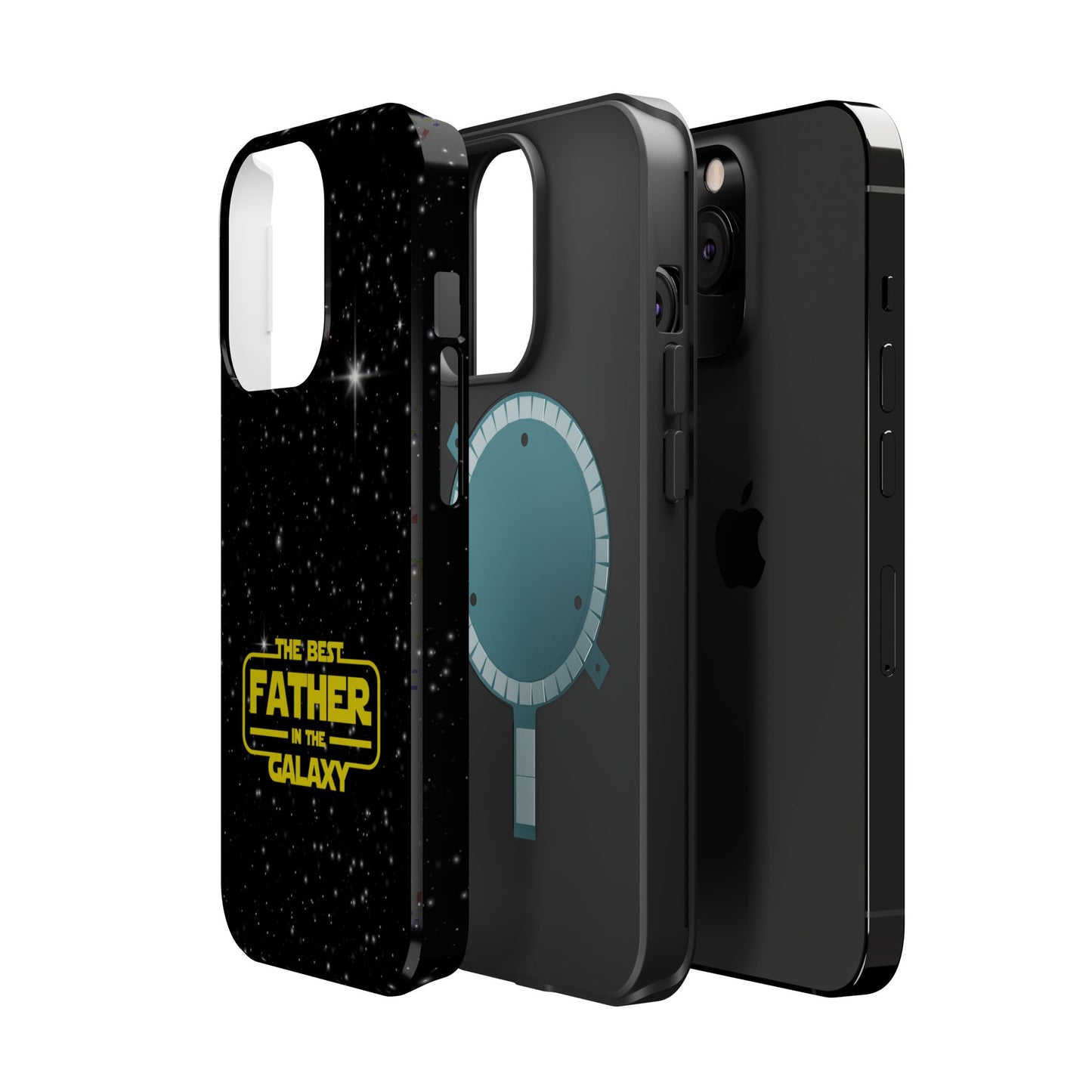 Galaxy-Themed iPhone Magnetic Case - Perfect Gift for the Best Father