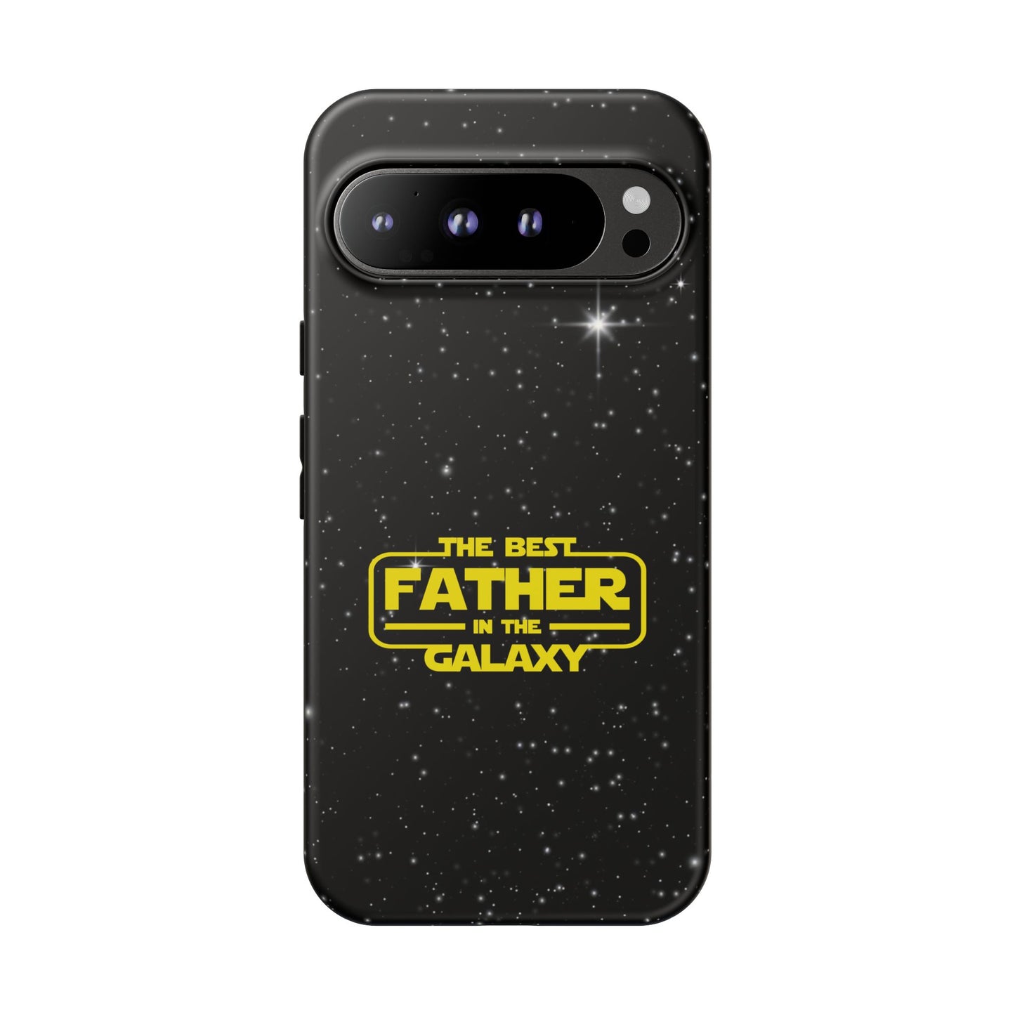 Galaxy-Themed Google Pixel Tough Case - Perfect Gift for the Best Father