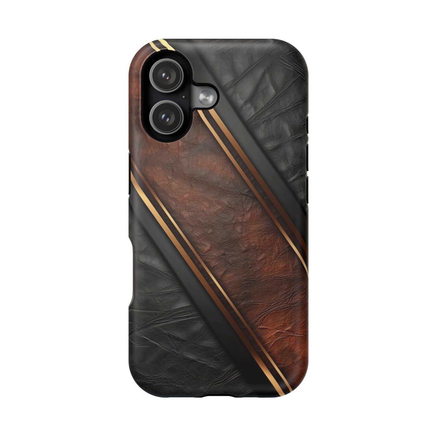 Stylish Leather Texture Magnetic Tough Cases