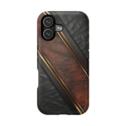 Stylish Leather Texture Magnetic Tough Cases