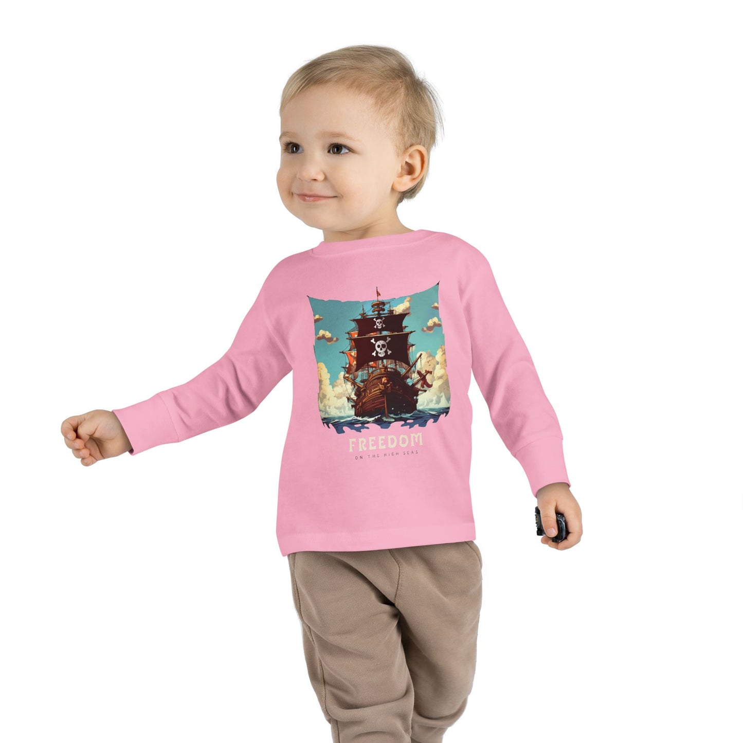 Freedom On The High Seas Toddler Long Sleeve Tee