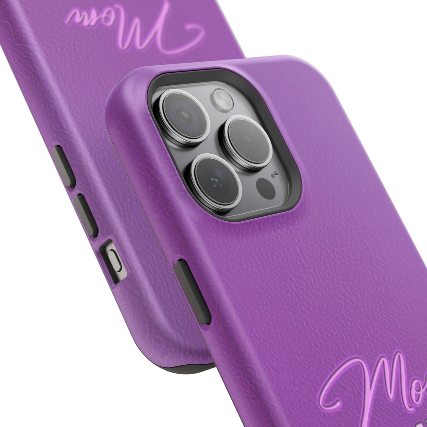 Mom On Duty Impact-Resistant Case, Purple Case for Mothers