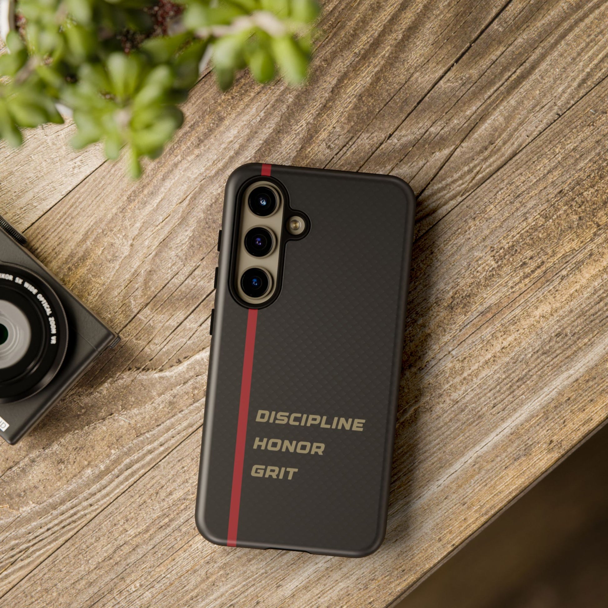 Discipline, Honor, Grit Impact-Resistant Phone Case