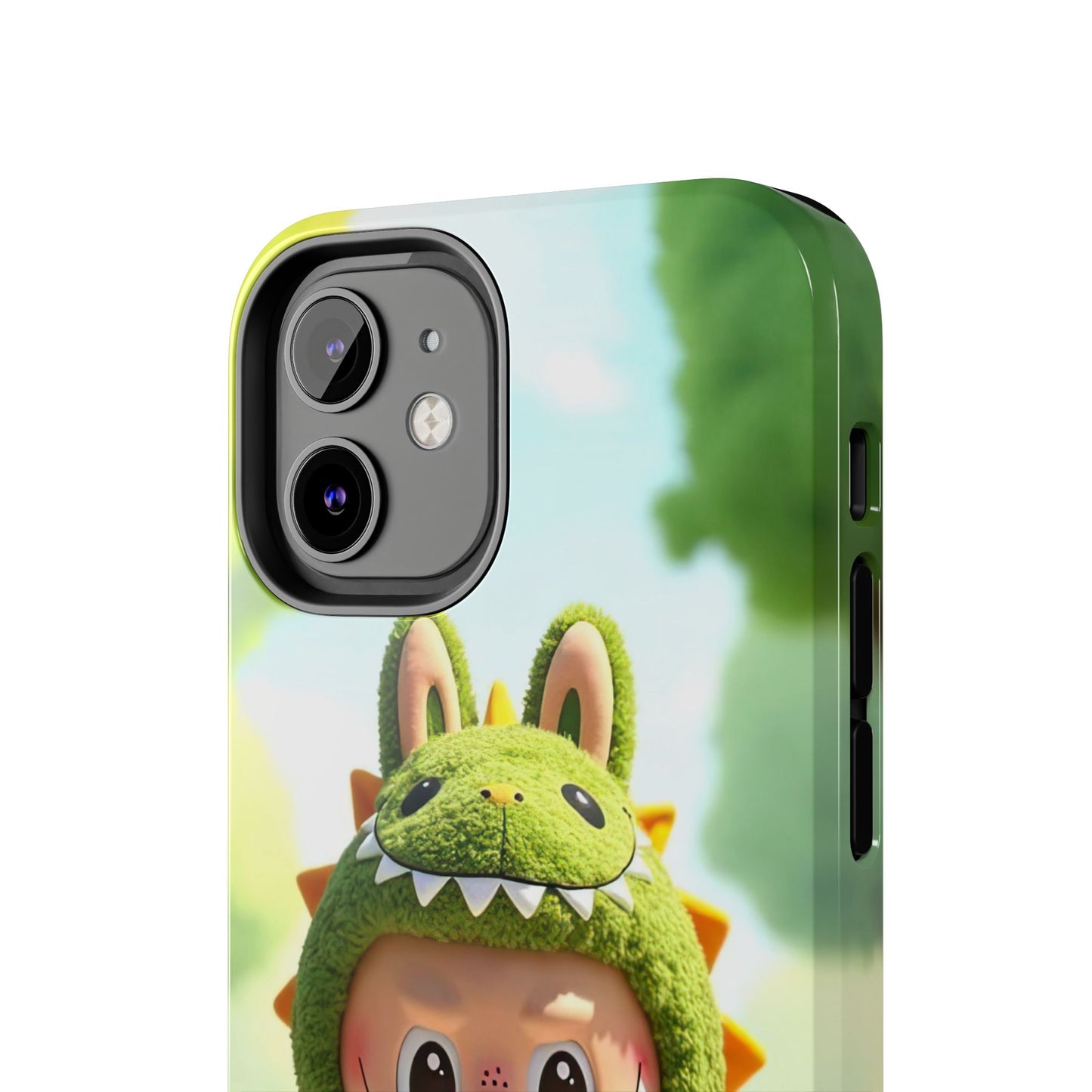 The Monsters Tough Case for iPhone Models – Playful Dinosaur Design, Dual Layer Protective Cover, Fun Mobile Accessory