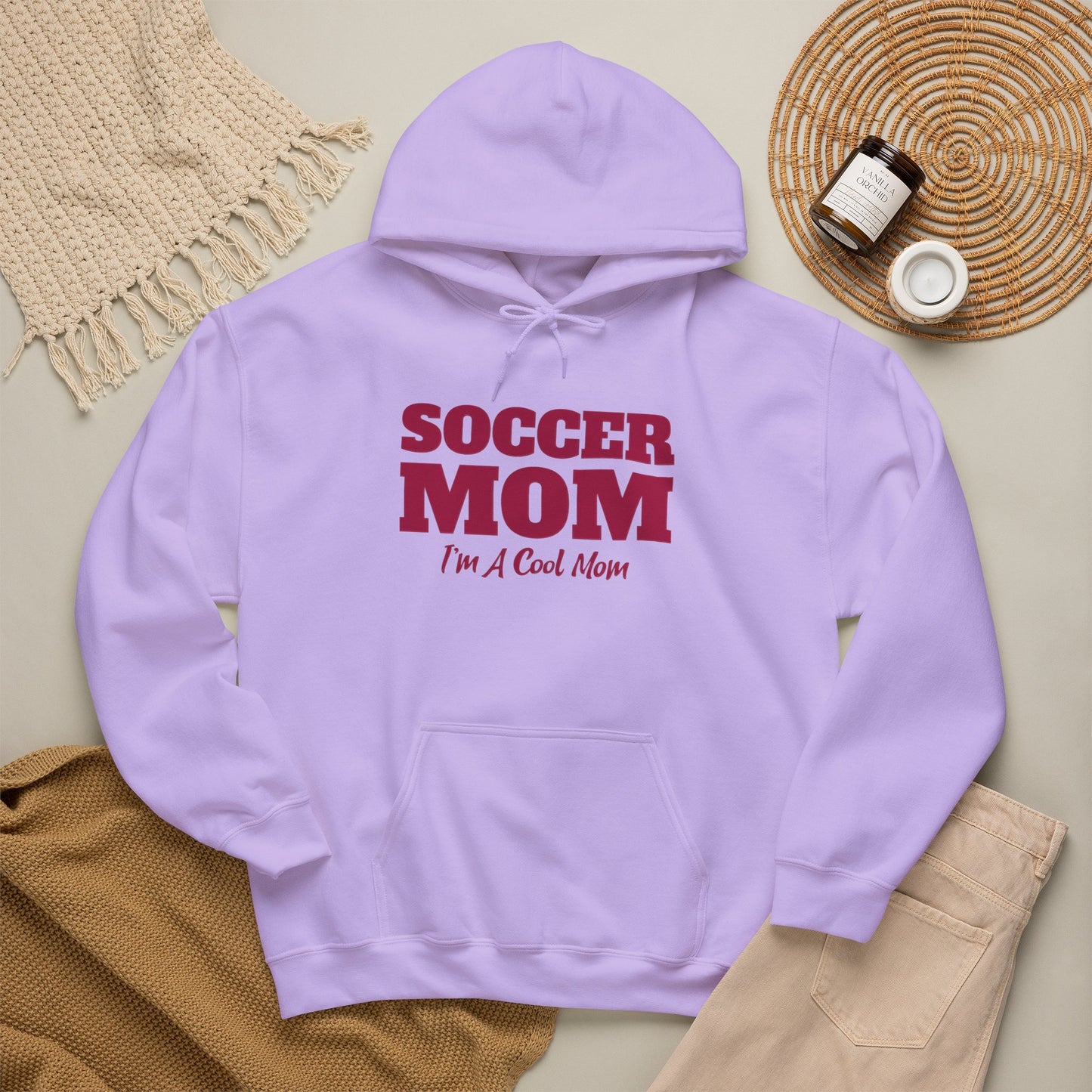 Soccer Mom I'm A Cool Mom Hooded Sweatshirt