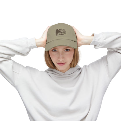 Life Is Better On The Road Unisex Distressed Cap