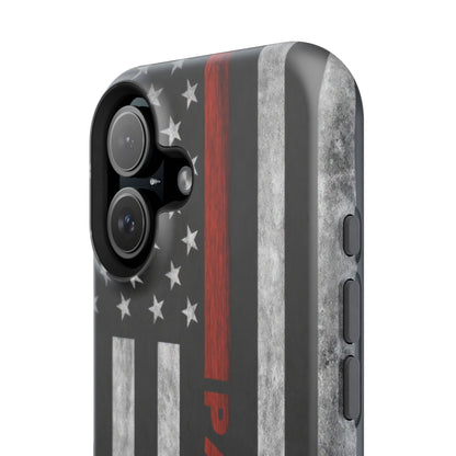Red Line Magnetic Phone Cases, Firefighter Gift