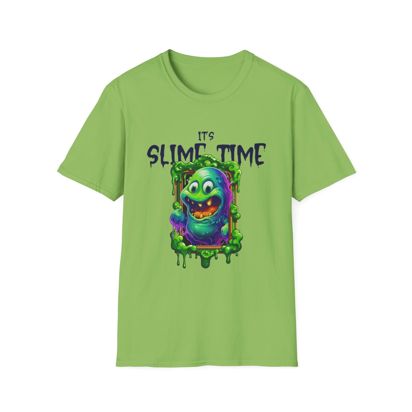 It's Slime Time Unisex Softstyle T-Shirt