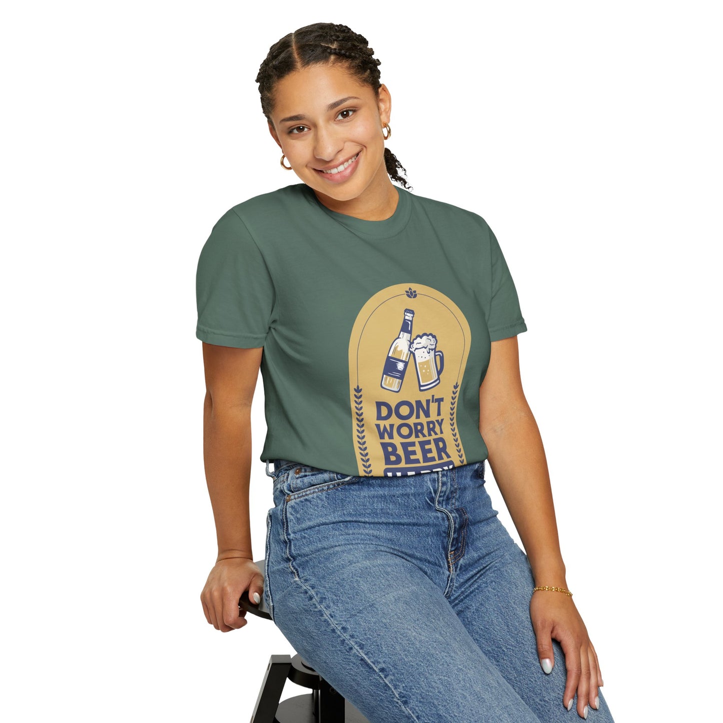 Beer Happy Unisex T-shirt - Funny Beer Tee
