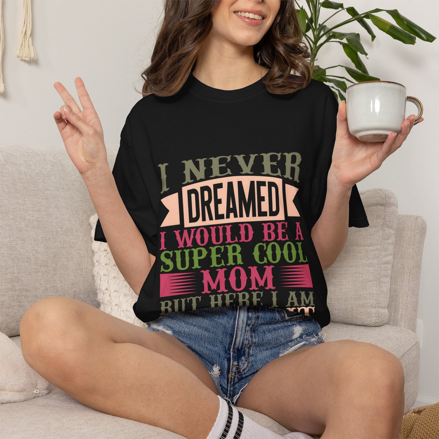 Mom Life Unisex T-shirt - Super Cool Mom Design
