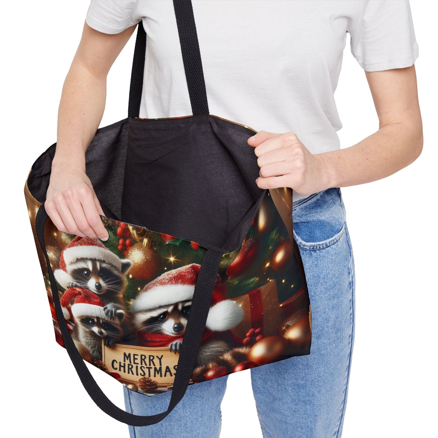 Festive Fur Family Joy Tote Bag