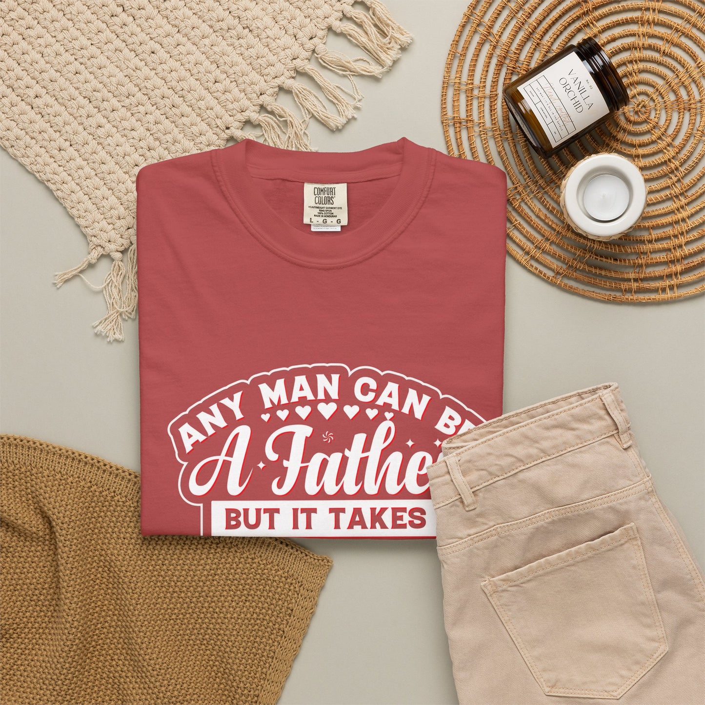 Badass Single Dad T-Shirt | Unisex Garment-Dyed Tee for Father's Day