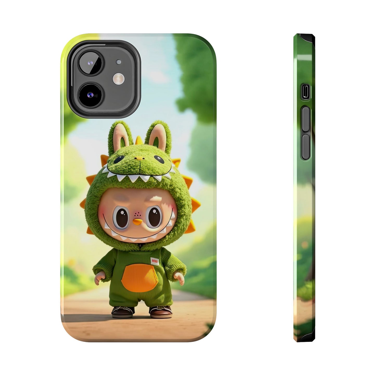 The Monsters Tough Case for iPhone Models – Playful Dinosaur Design, Dual Layer Protective Cover, Fun Mobile Accessory