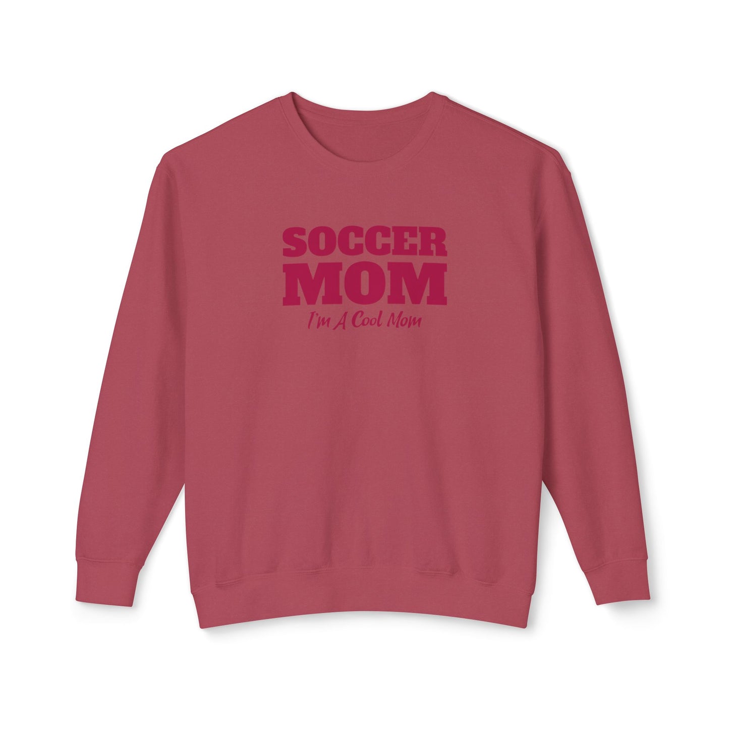 Soccer Mom Unisex Lightweight Crewneck Sweatshirt