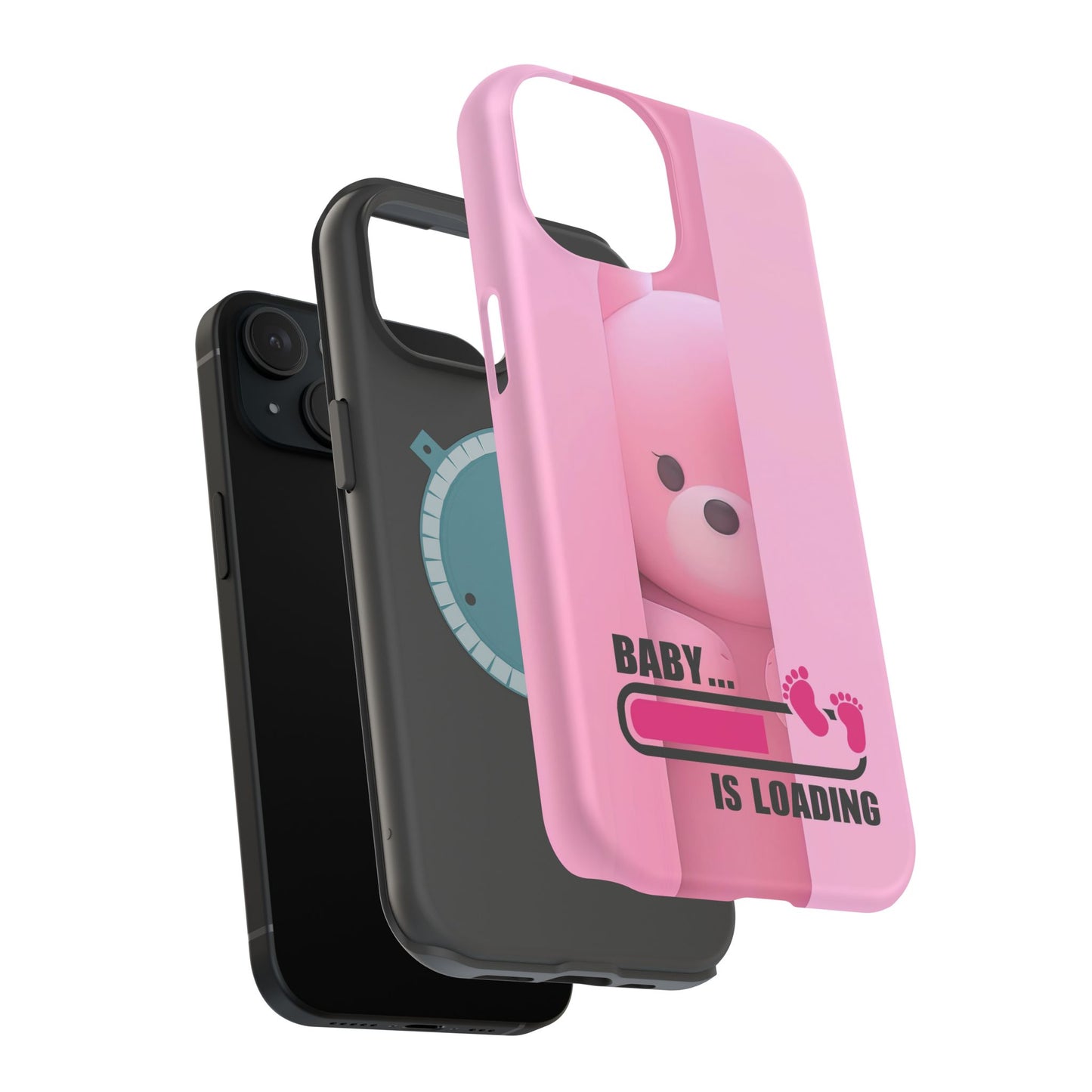Cute Baby Loading Magnetic Phone Case, Expecting Parents Gift