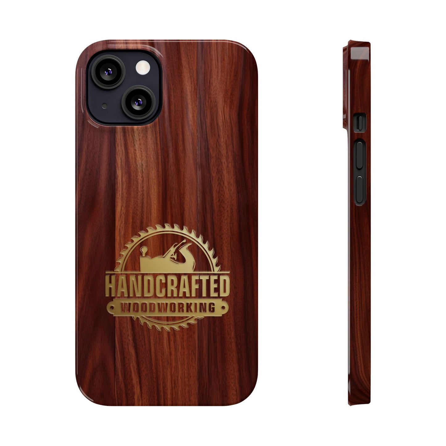 Woodworking Logo Slim Cases, iPhone