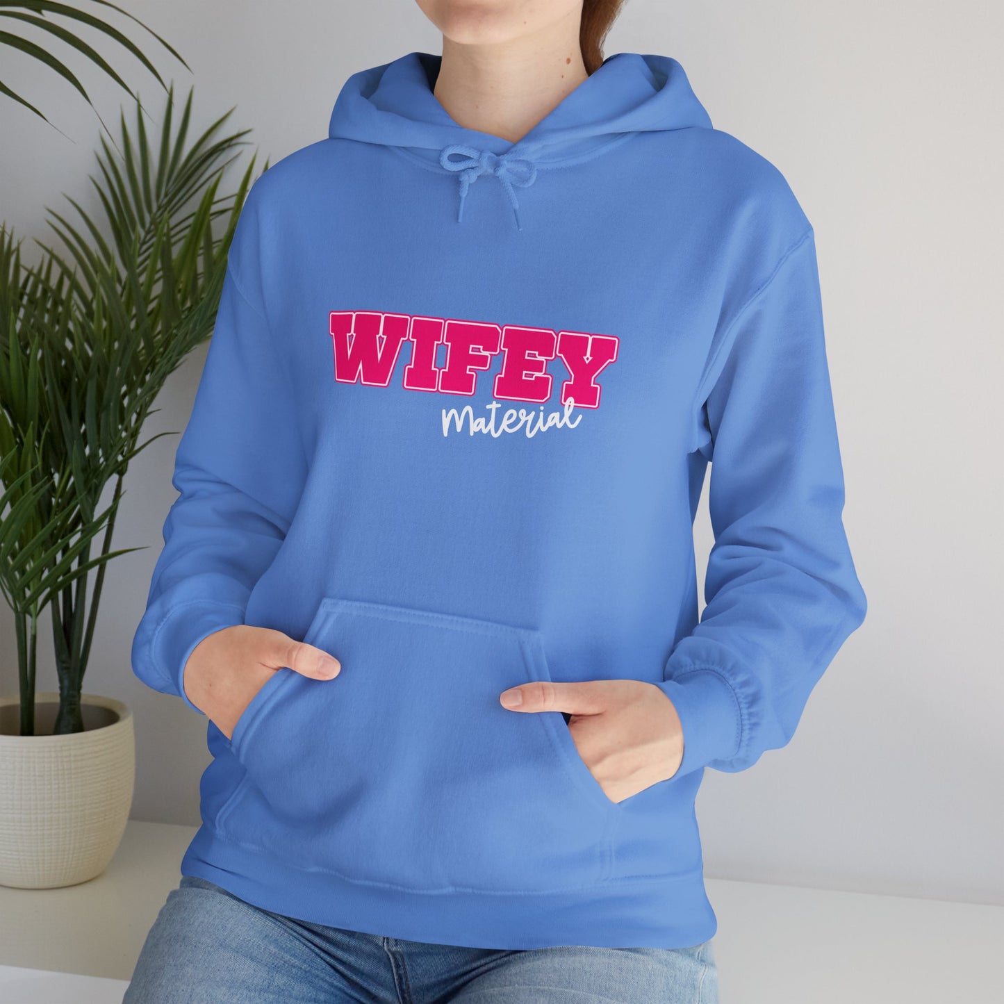 Wifey Material Unisex Heavy Blend™ Hooded Sweatshirt