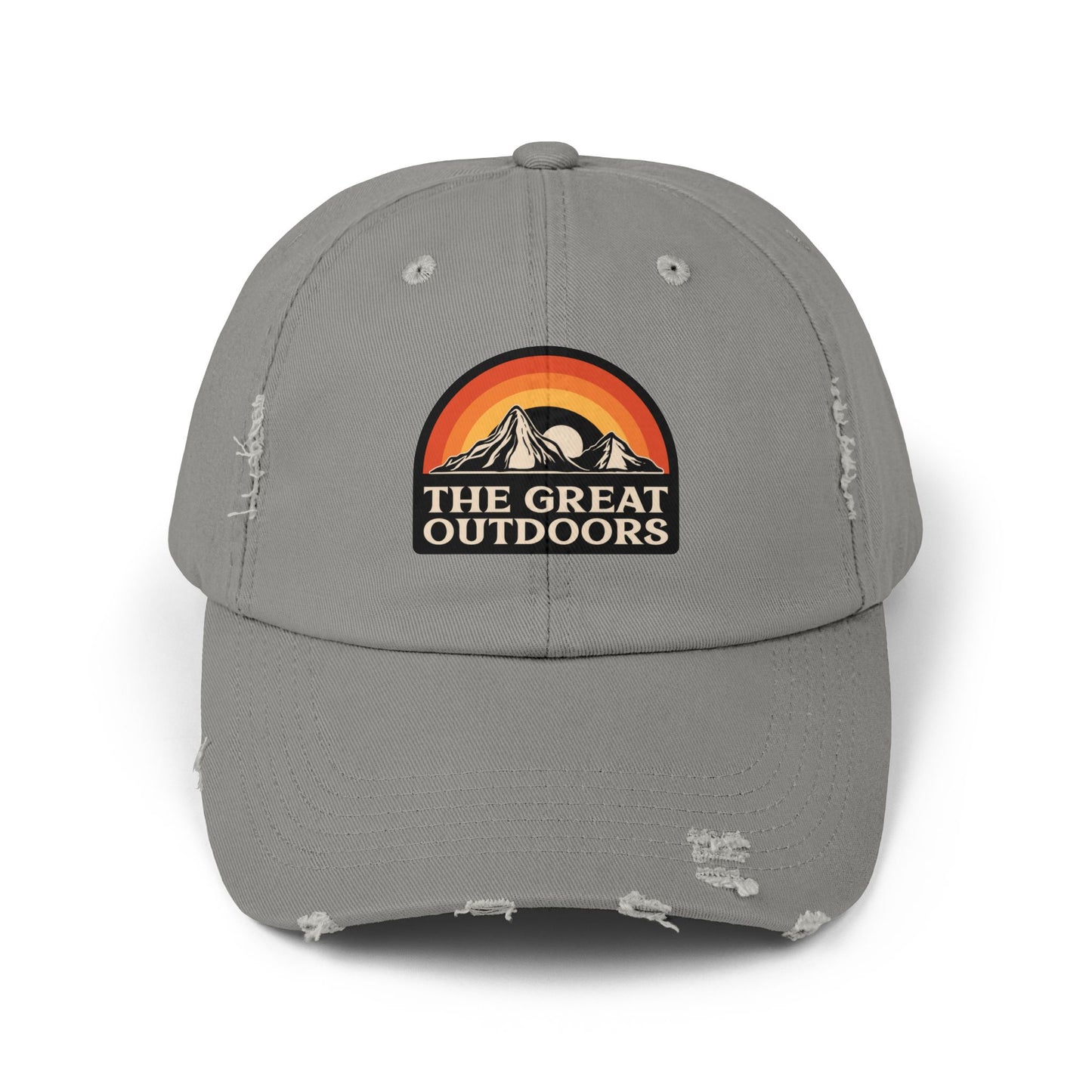 The Great Outdoors Unisex Distressed Cap