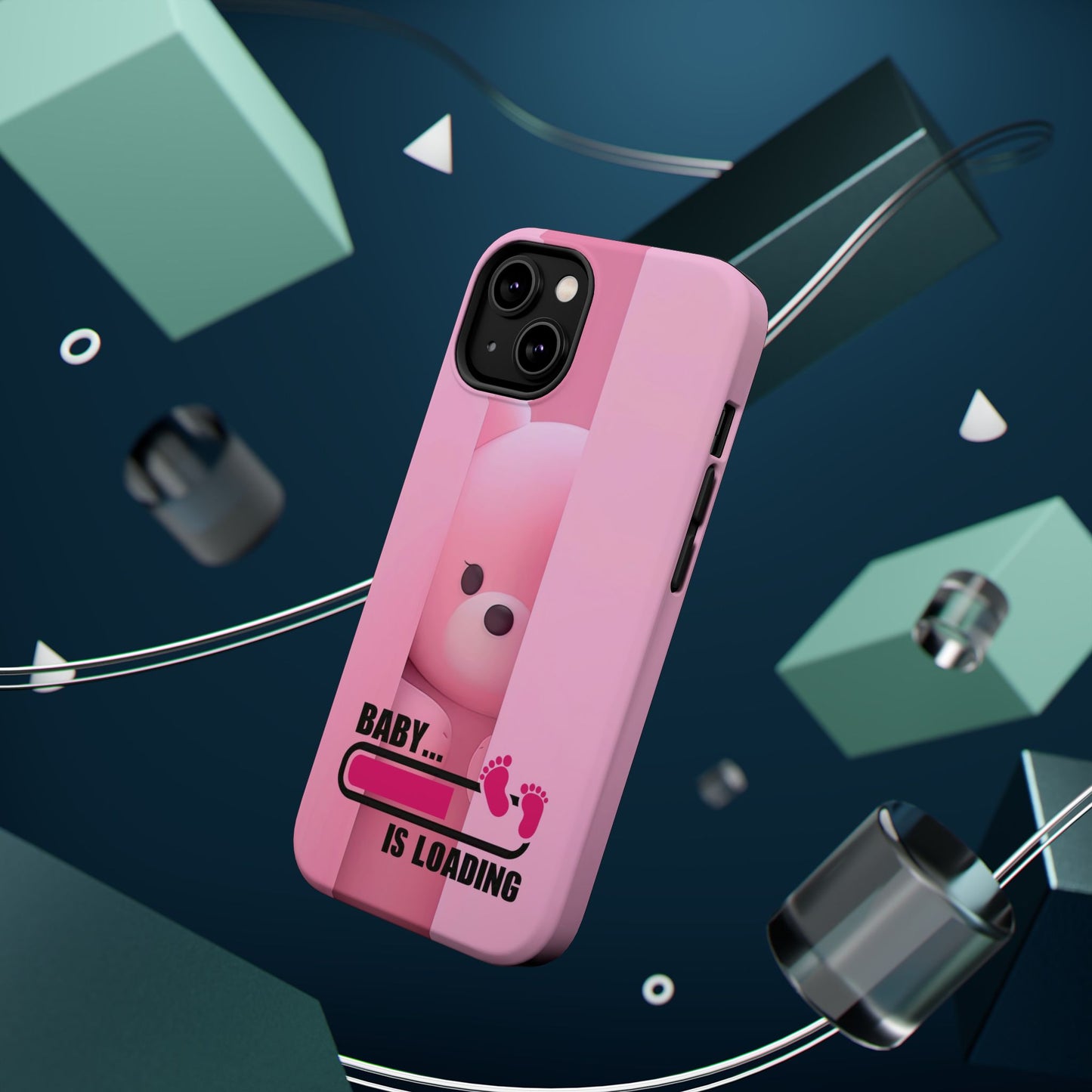 Cute Baby Loading Magnetic Phone Case, Expecting Parents Gift