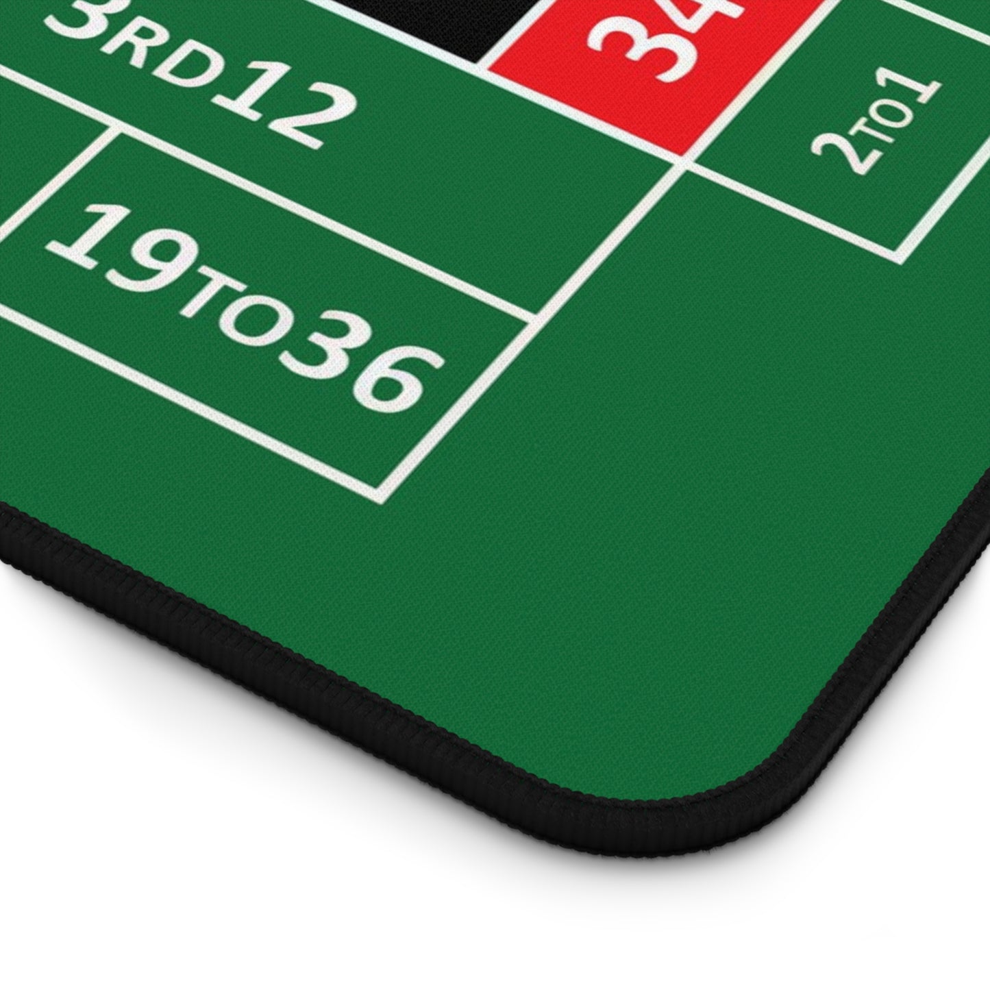 Roulette Desk Mat - Casino Themed Gaming Accessory