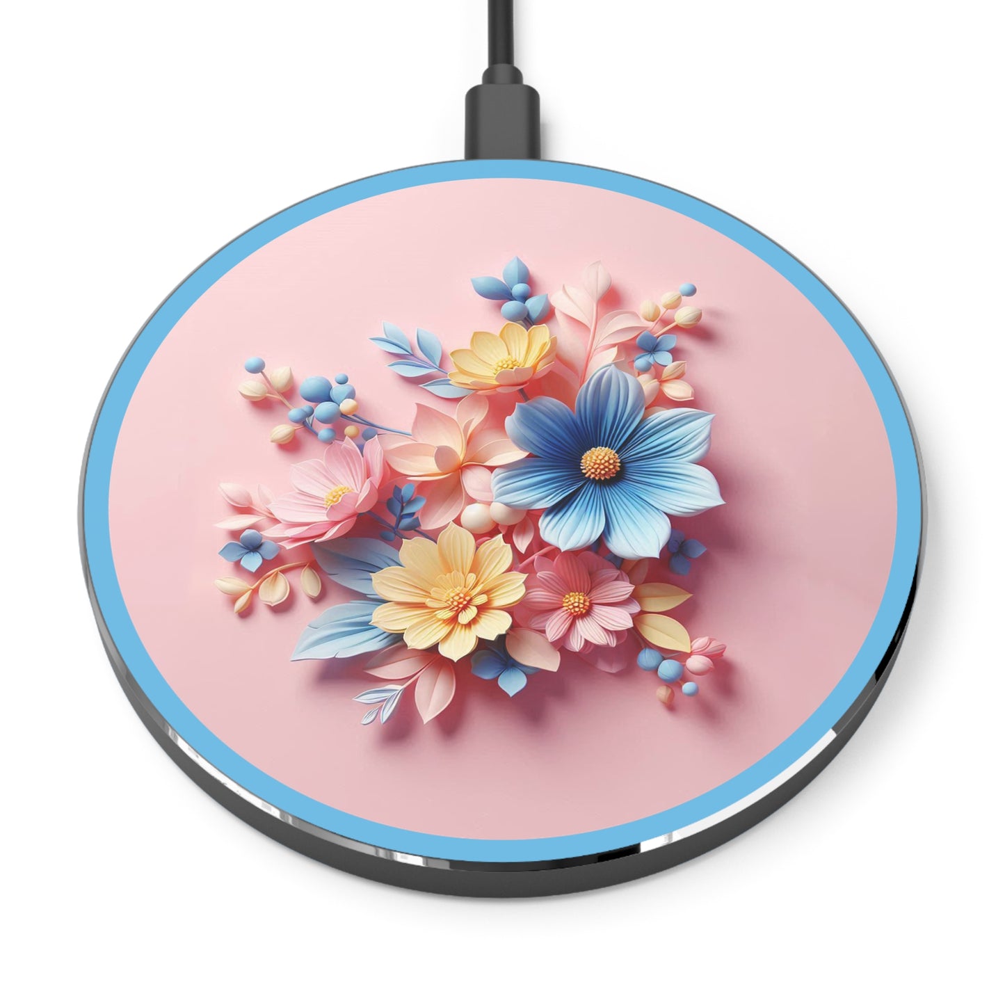 Soft Floral Heaven Wireless Charger