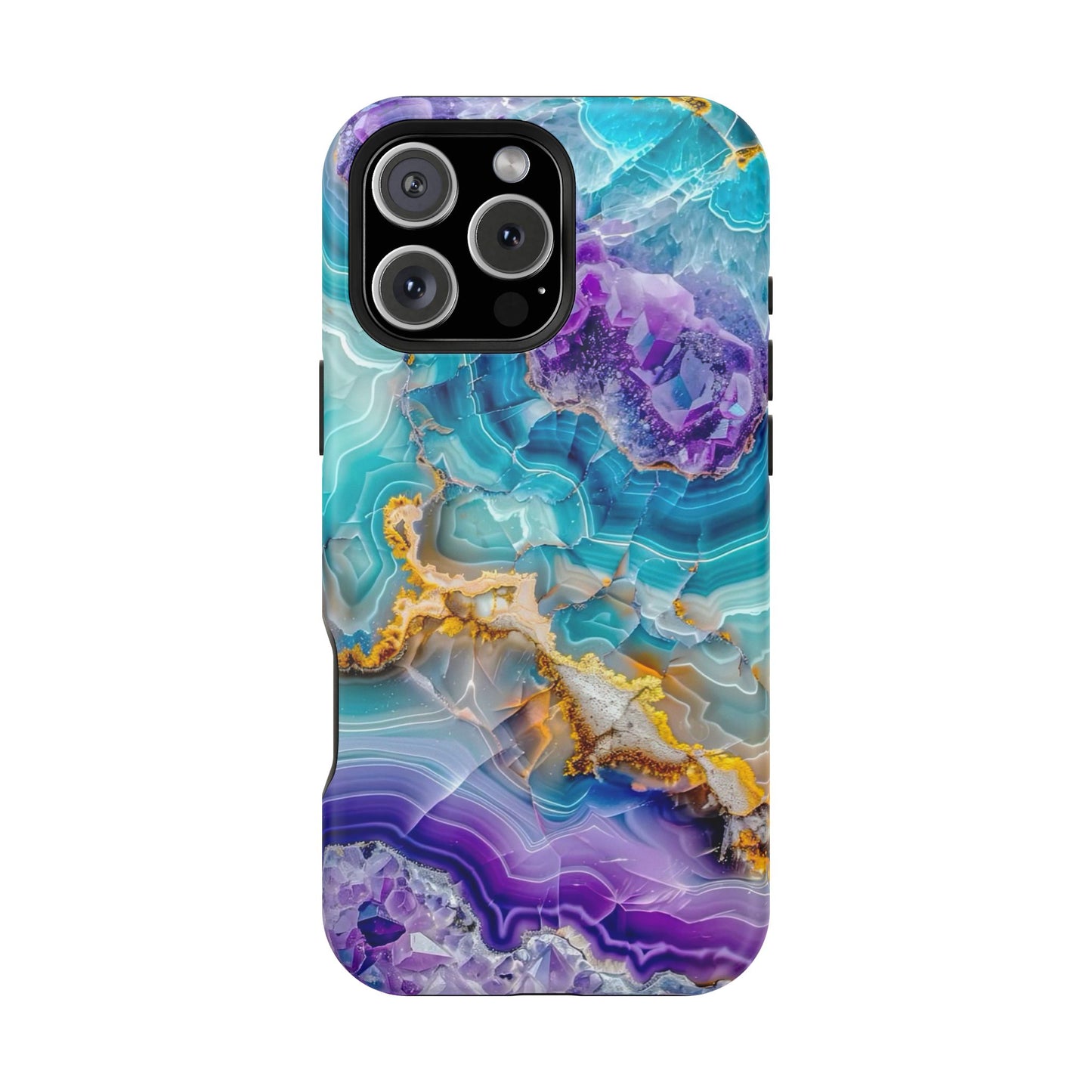 Blue Agate Magnetic Phone Case
