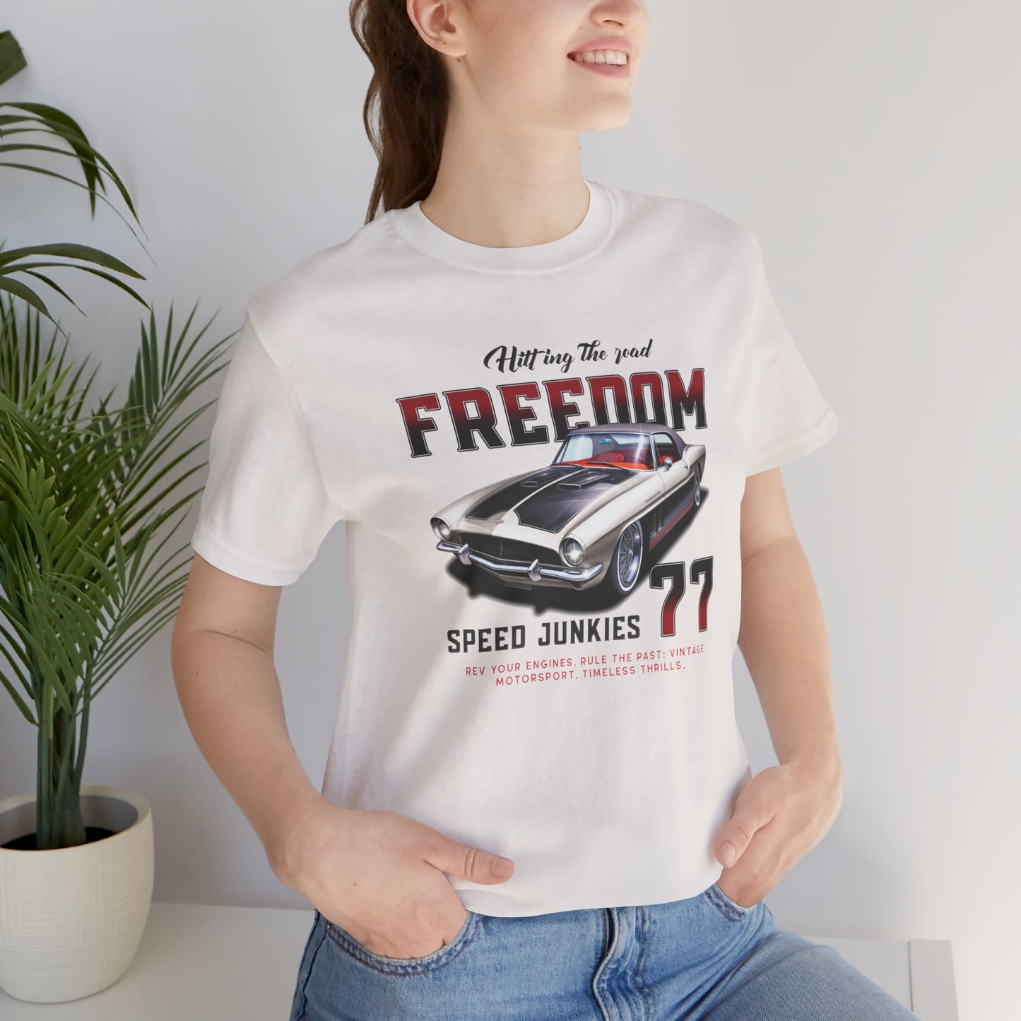 Hitting The Road Freedom Unisex Jersey Short Sleeve Tee