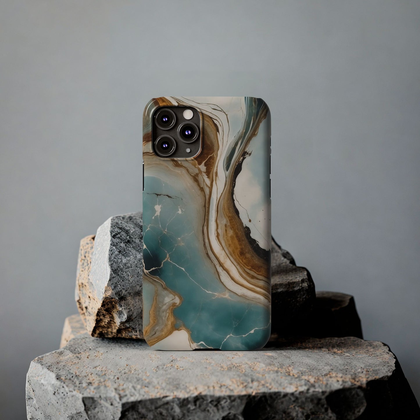 Marble Slim Phone Case, Stylish Protective Cover