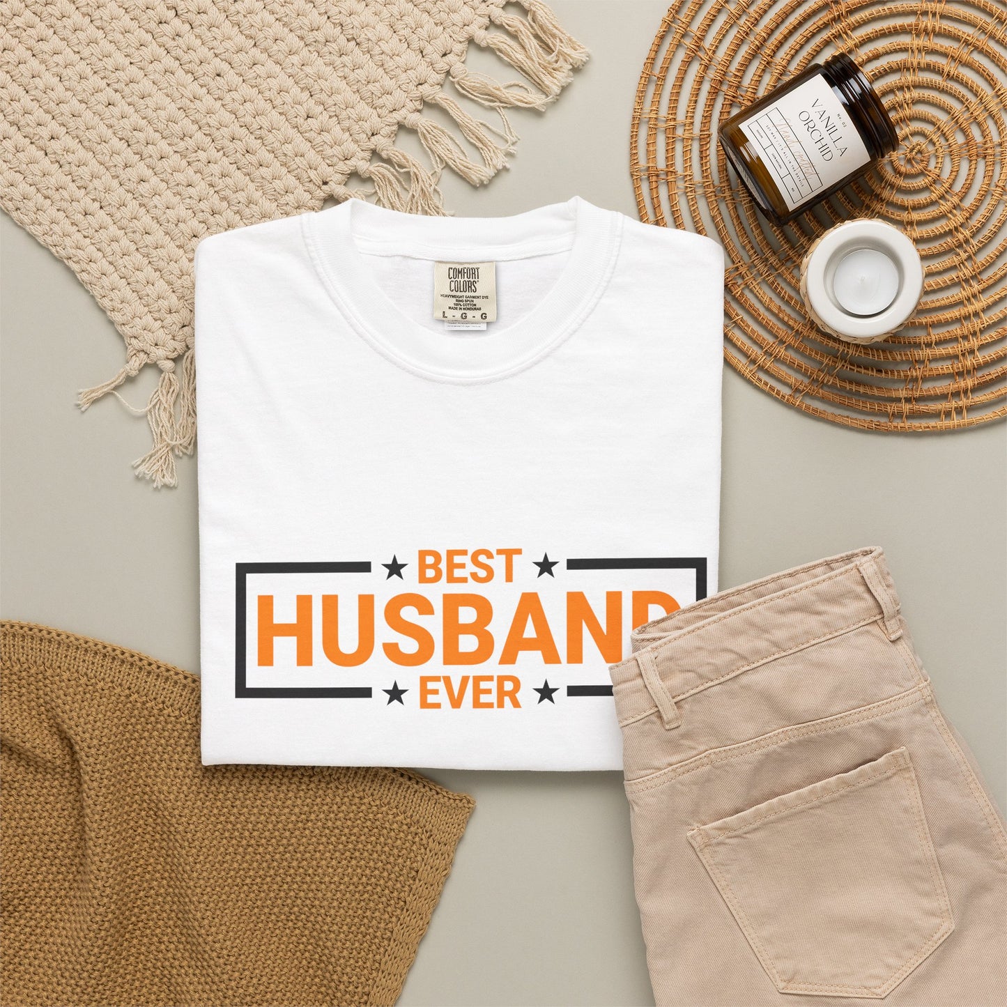 Best Husband Ever Unisex Garment-Dyed T-Shirt