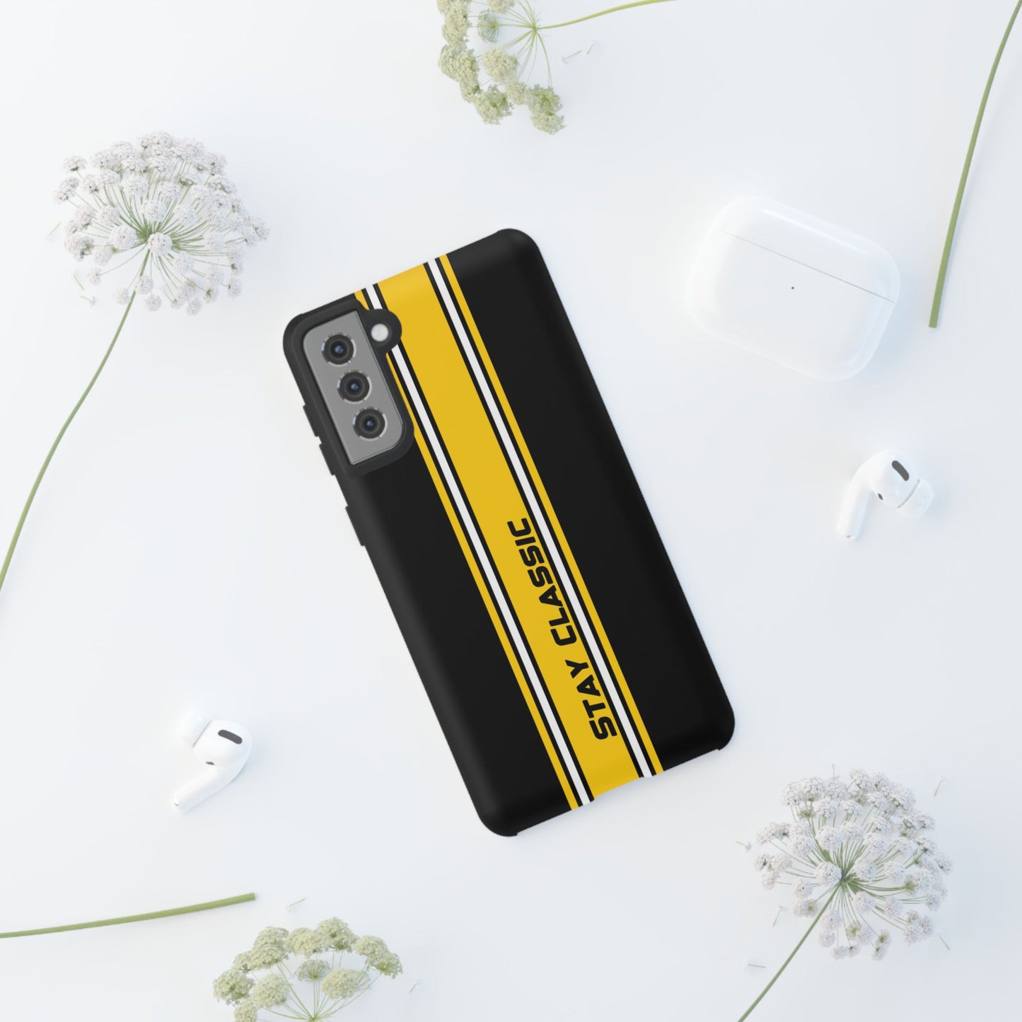 Stay Classic Tough Case – Minimalist Racing Design