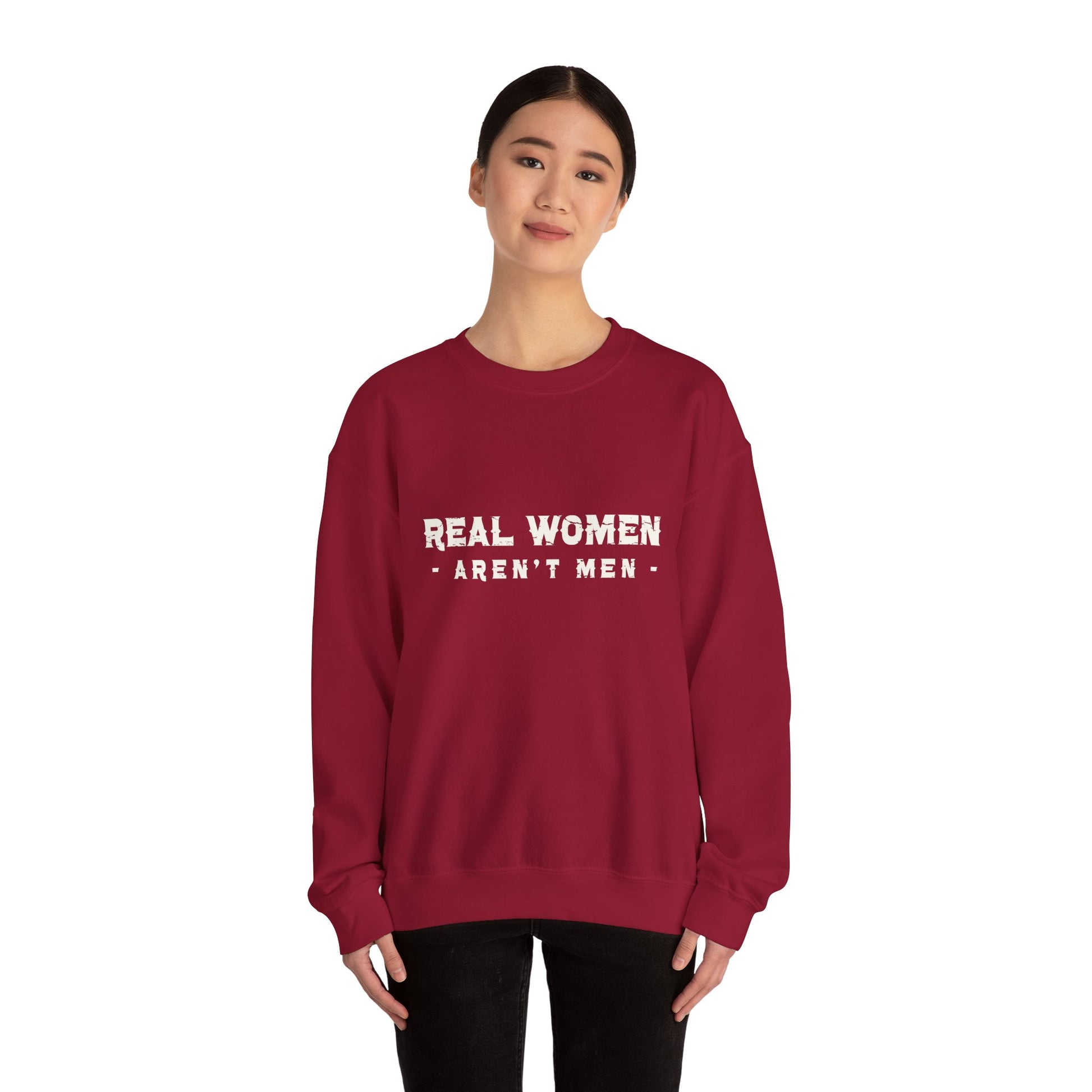 Real Women Unisex Heavy Blend™ Crewneck Sweatshirt 50% cotton and 50% polyester