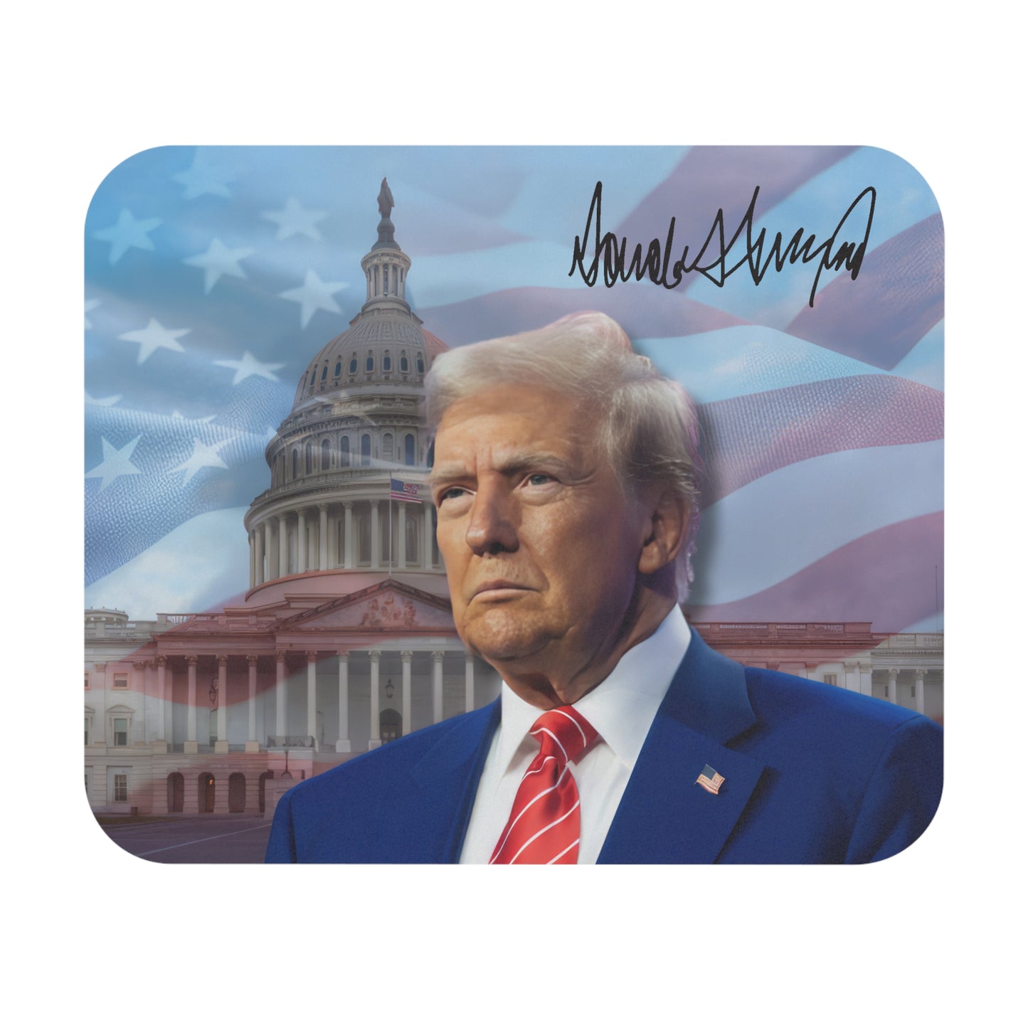 47th US President Mouse Pad, Donald Trump 2025