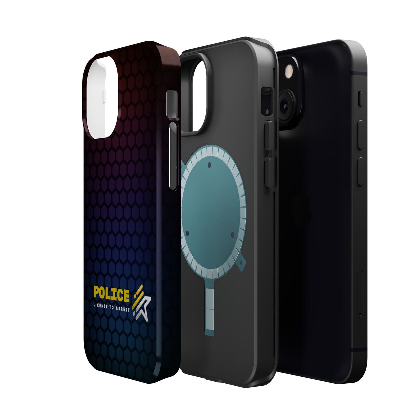 Police Magnetic iPhone Cases, License To Arrest