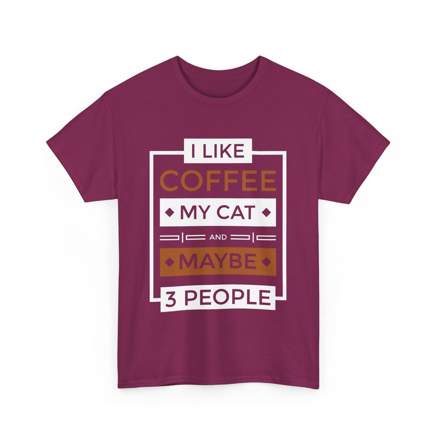 Jakers Coffee Cat Lover T-shirt, Funny Graphic Tee, Gift for Cat Owners, Cat Mom Shirt, Introvert Tee, Gift for Cat Lovers