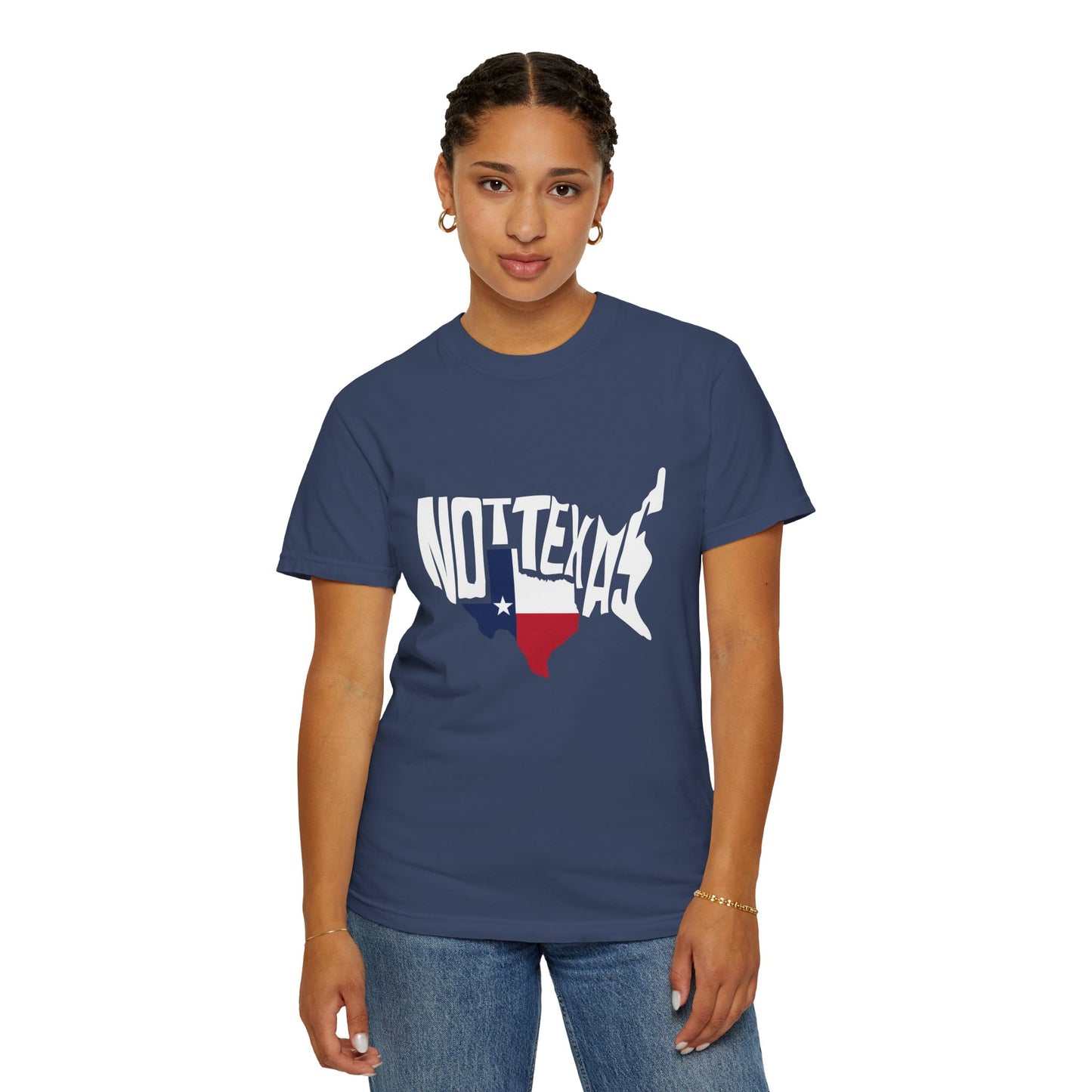 Unisex Garment-Dyed T-Shirt - Texas Graphic Tee - Fun Casual Wear for Texas Lovers