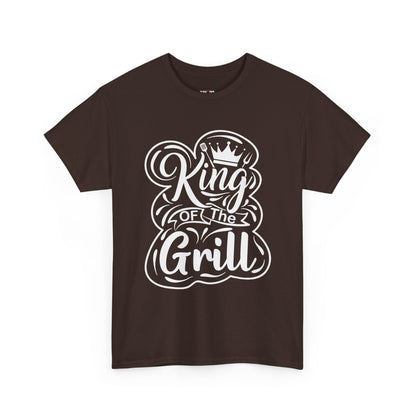 King of the Grill Heavy Cotton Tee - Perfect Gift for BBQ Lovers