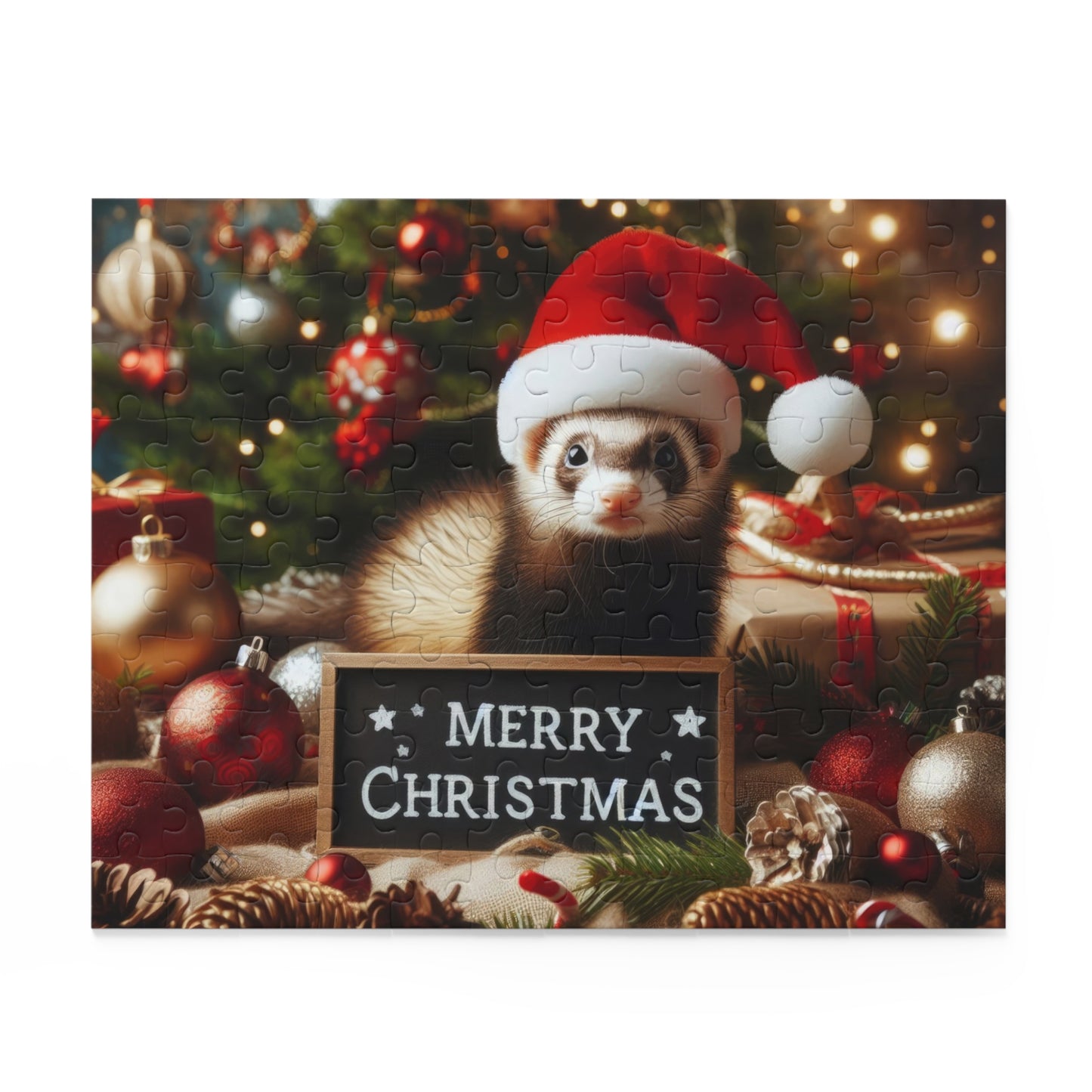 Merry Christmas Ferret (120, 252, 500-Piece)