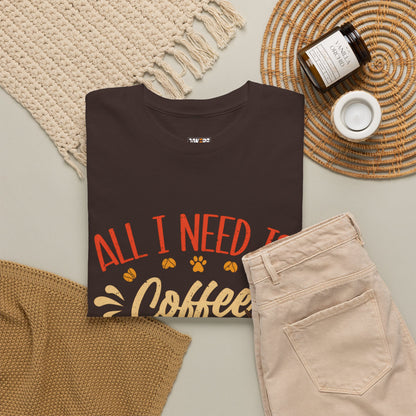 Coffee and Dog Lover Unisex Tee - Perfect Gift for Pet Owners