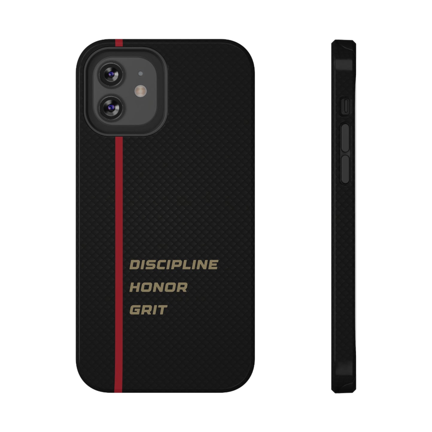Discipline, Honor, Grit Impact-Resistant Phone Case