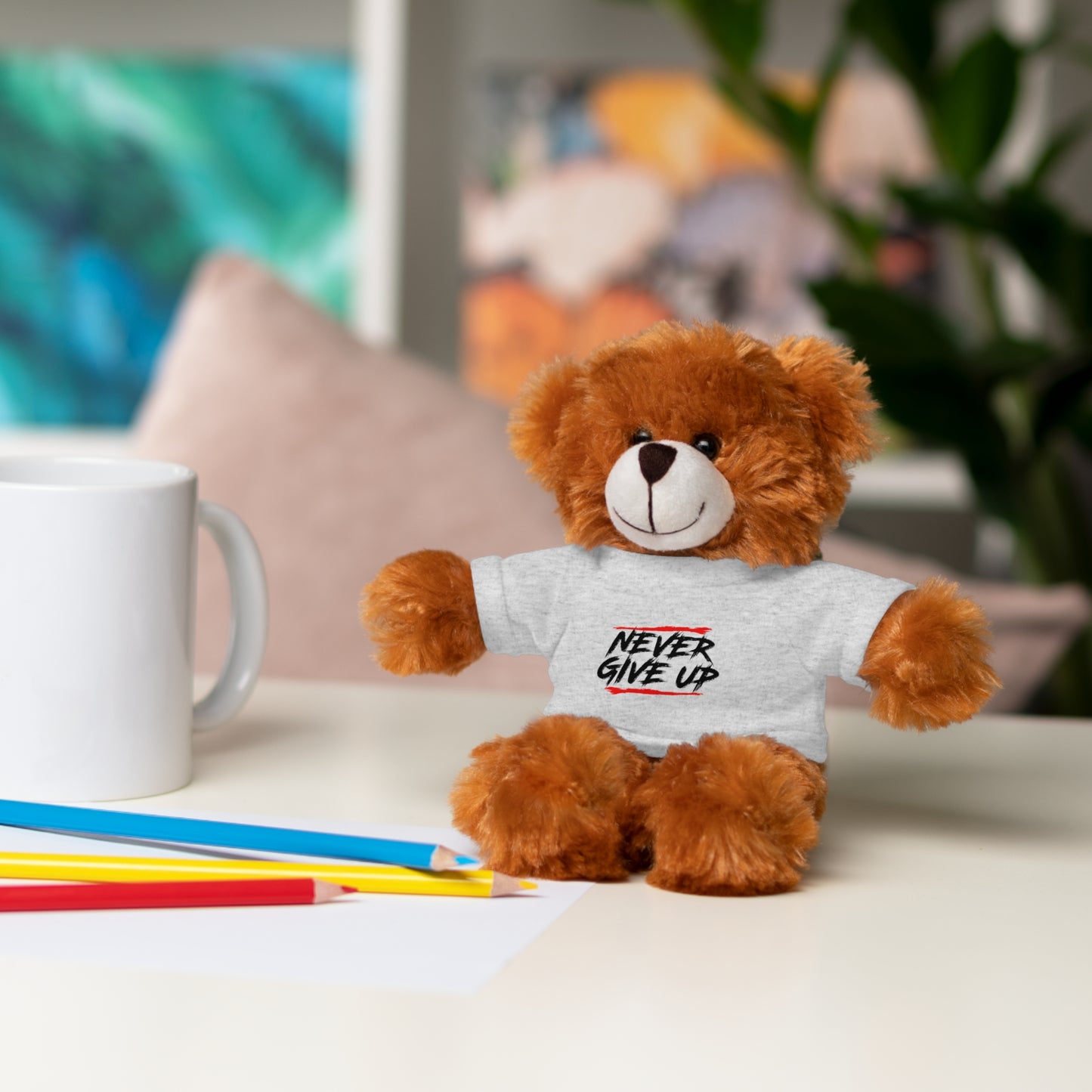 Motivation Stuffed Animal, Plush Inspirational Gift