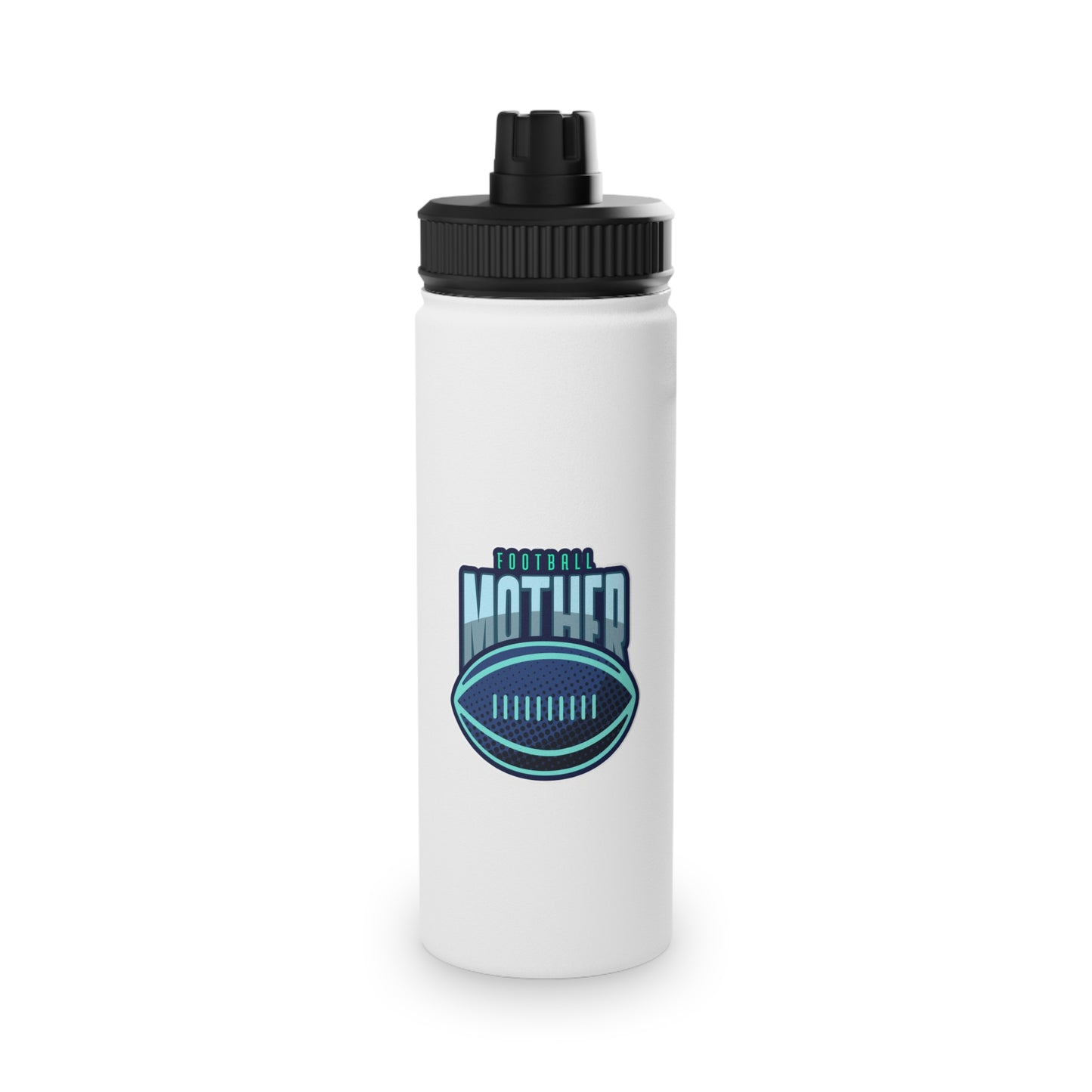 Football Mother Stainless Steel Water Bottle, Sports Lid